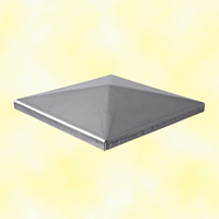 Couvre pilastre acier 60x60mm couvre poteau  souder