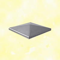 Couvre pilastre acier 30x30mm couvre poteau  souder