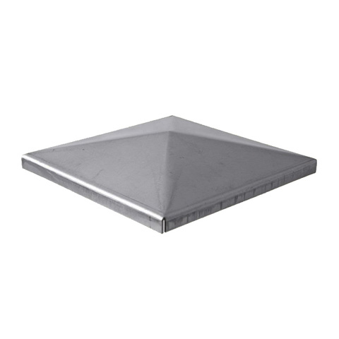 Couvre pilastre acier 150x150mm chapeau couvre poteau  souder