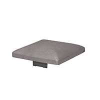 Couvre pilastre 80x80mm aluminium chapeau couvre poteau  coller