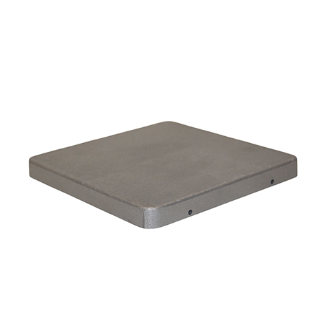 Couvre pilastre avec vis 150x150mm aluminium chapeau couvre poteau FN35840 Couvre pilastre aluminium FN35841