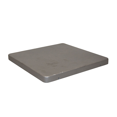 Couvre pilastre avec vis 200x200mm aluminium chapeau couvre poteau FN35842 Couvre pilastre aluminium FN35842