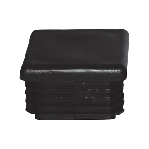 Bouchon nylon 30x30mm plein pour tube carr paisseir entre 1 et 3 mm