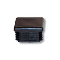 Bouchon nylon 40x40mm plein pour tube carr paisseir entre 1 et 3 mm