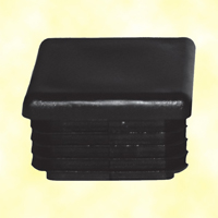 Bouchon nylon 60x60mm plein pour tube carr paisseur 2  4mm