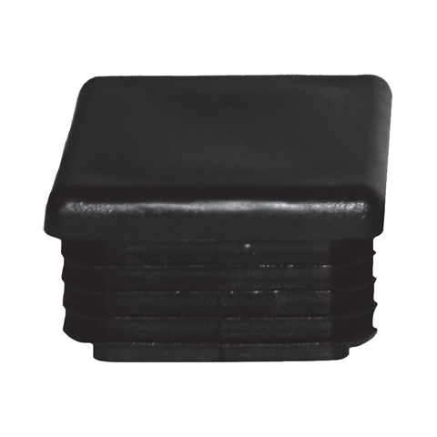 Bouchon nylon 60x60mm plein pour tube carr paisseur 2  4mm