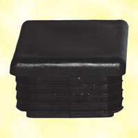 Bouchon nylon 80x80mm plein pour tube carr paisseur 2  4mm