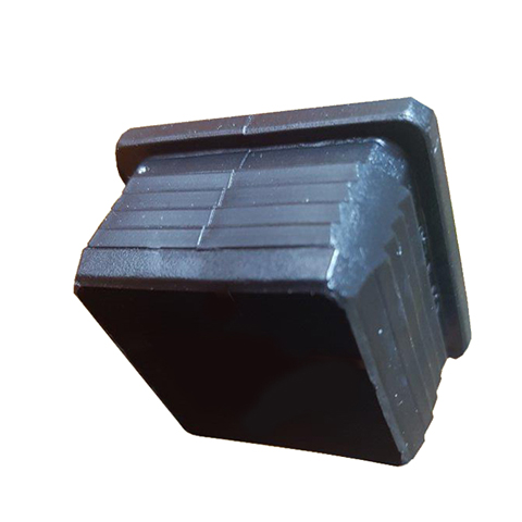 Bouchon nylon 80x80mm plein pour tube carr paisseur 2  4mm