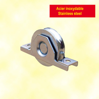 Roulette INOX  encastrer 50mm gorge en U pour portails coulissants