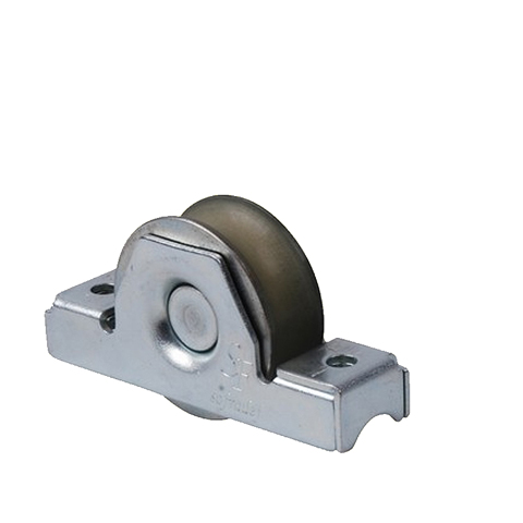 Roulette  encastrer 50mm gorge en U bandage polyamide anti-pincement
