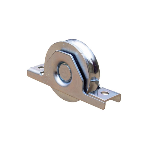 Roulette INOX  encastrer 80mm gorge en U pour portails coulissants