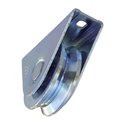 Roulette  visser 80mm avec gorge en V pour portails coulissants