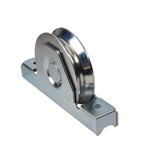 Roulette  encastrer 90mm avec gorge en V pour portails coulissants