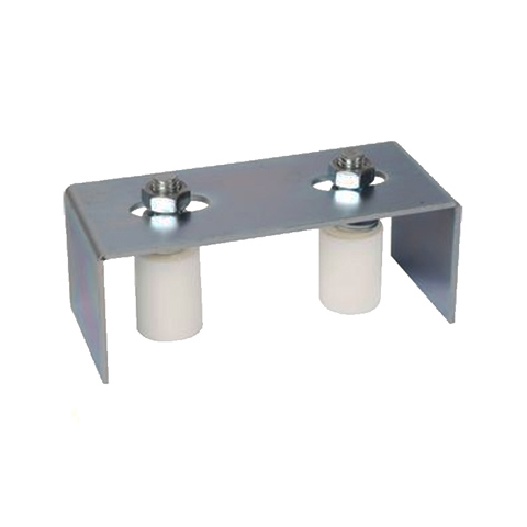 Rail de guidage 2 galets 30mm rglable pour portails coulissants