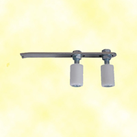 Rail de guidage 2 galets 40mm rglables pour portails coulissants
