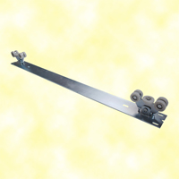 Systme 2 chariots de guidage rail 72x72mm pour portails autoportant 4.5m