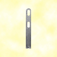 Bras support 270mm x 35mm pour galets de guidage acier galvanis