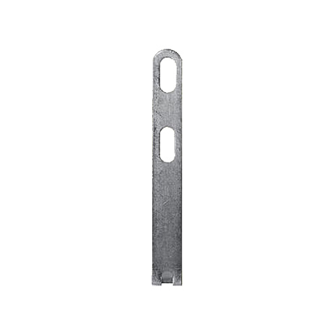 Bras support 270mm x 35mm pour galets de guidage acier galvanis