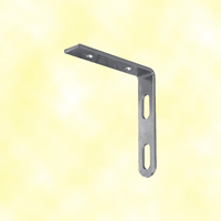 Bras support coud 170x150mm pour galets de guidage acier galvanis