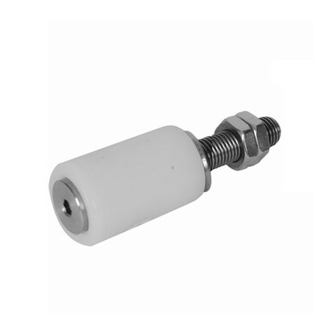 Galet de guidage inox 30x77mm axe M14 pour guidage de portails coulissants