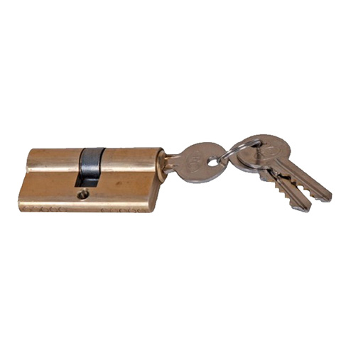 Cylindre europen 30+30mm en acier bichromat livr avec 3 clefs
