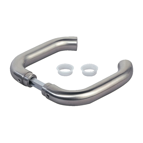 Jeu de deux bquilles acier inoxydable8x8mm avec axe longueur 90mm