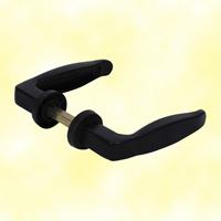 Jeu de deux bquilles 8x8mm aluminium couleur poxy noir
