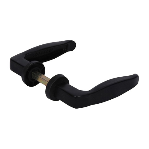 Jeu de deux bquilles 8x8mm aluminium couleur poxy noir