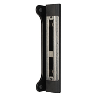 Gache acier inoxydable en applique pour serrure  encastrer