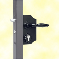 Serrure  pne INOX LAKY pour portails ouvrants mcanisme inox