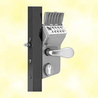 Serrure  code mcanique Locinox LMKQ mcanisme INOX pour portails  battants  tube 40x40  60x60mm