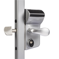 Serrure  code mcanique LLKZ mcanisme INOX pour portails coulissants pour tube 80x80mm