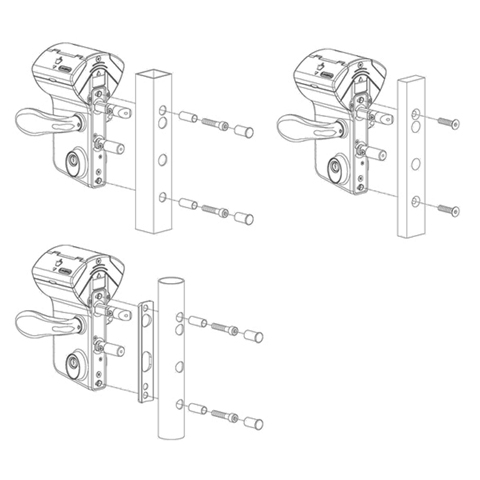 Serrure  code mcanique LMKQ mcanisme INOX pour portails  battants FN3718 Serrures Locinox  code mcanique FN3718