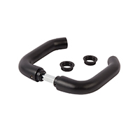 Jeu de bquilles aluminium noir 8x8mm pour serrure  encastrer