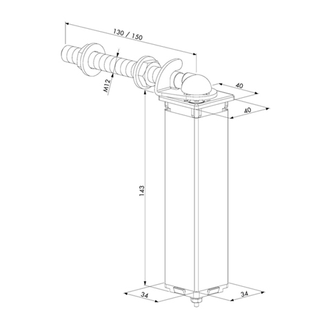 Charnires  ressorts ferme-porte LOCINOX FN3734 Accessoires Locinox Ferme-porte FN3734