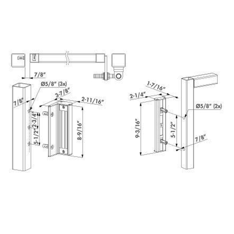 Ventouse lectromagntique Locinox sans poigne. FN37391 Accessoires Ventouse FN37391