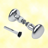 Kit poigne ronde bouton aluminium 8x8mm