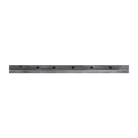 Tube lisse 40x30mm perc trous 17mm pour portais ou cltures