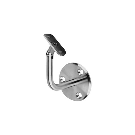 Cette patre de rampe d'escalier ou de garde corps est rglable. Elle permet de laisser la patre verticale tout en s'ajustant  la pente de l'escalier ou du sol. Cette patre rglable pour rampe 42,4mm est en acier inoxydable 304. Fixation sur le support mural avec des vis M4 ou M5 maximum. La fixation dans la main courante dpendra de sa matire : vis  bois 6mm maxi pour une rampe en bois et vis M6 pour fixation dans un insert M6 inox