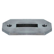 Platine de fixation pour poteau INOX316