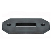 Platine de fixation pour poteau acier doux