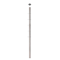 Poteau 40x40mm intermdiaire montage  l'anglaise pour cble INOX316 4mm