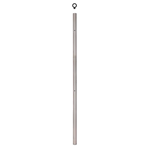 Poteau 42,4mm de dpart montage verre fixation  l'anglaise INOX316 IN2145 Poteaux garde-corps ou escaliers Poteaux ronds acier inox 316 IN2145