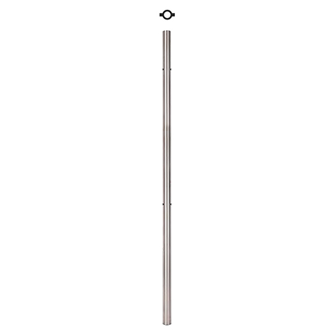 Poteau 42,4mm intermdiaire pour fixation  l'anglaise de verre INOX316 IN2146 Poteaux garde-corps ou escaliers Poteaux ronds acier inox 316 IN2146