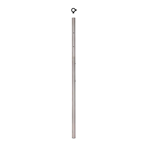 Poteau 42,4mm dpart gauche montage cble et verre INOX316 pose  l'anglaise IN2147 Poteaux garde-corps ou escaliers Poteaux ronds acier inox 316 IN2147