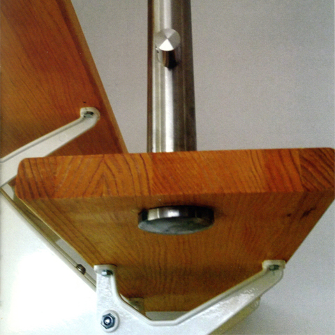 Poteau pr-assembl INOX304 pour marches IN2151 Poteaux garde-corps ou escaliers Poteaux acier inox 304 IN2151