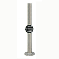 Poteau INOX316  percer ou tarauder