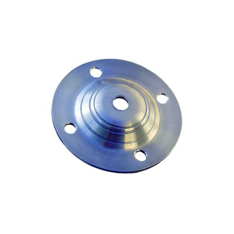 Platine de fixation pour poteau INOX304 IN2210 Embases pour poteaux Platine INOX 304 IN2210