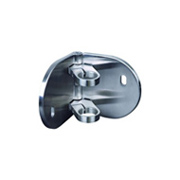 Platine articule et anneaux de serrage INOX316
