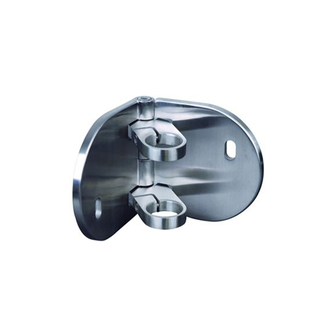 Platine articule et anneaux de serrage INOX316 IN2274 Fixations pour tubes INOX Fixation  l'anglaise IN2274